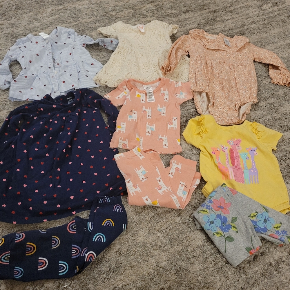 12 months girls clothing carters, cat & jack